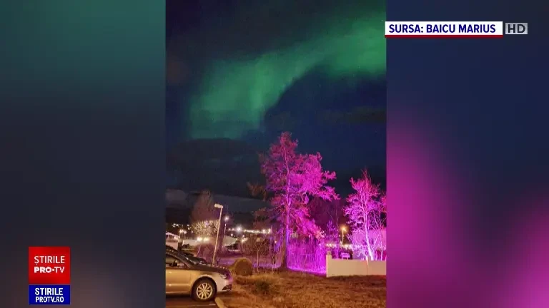 Mai mulţi locuitori din judeţele de nord ale țării susțin că au văzut „Aurora Boreală”. Ce spun specialiștii