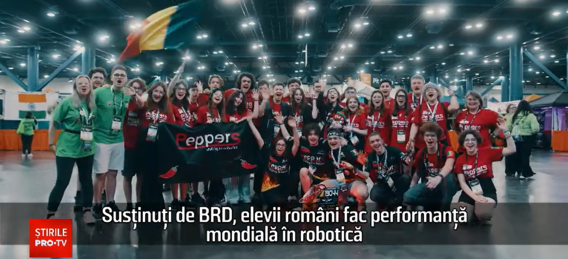 (P) Susținuți de BRD, elevii români fac performanță mondială în robotică