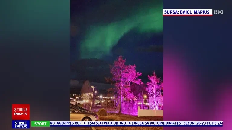 Mai mulţi locuitori din judeţele de nord ale țării susțin că au văzut „Aurora Boreală”. Ce spun specialiștii