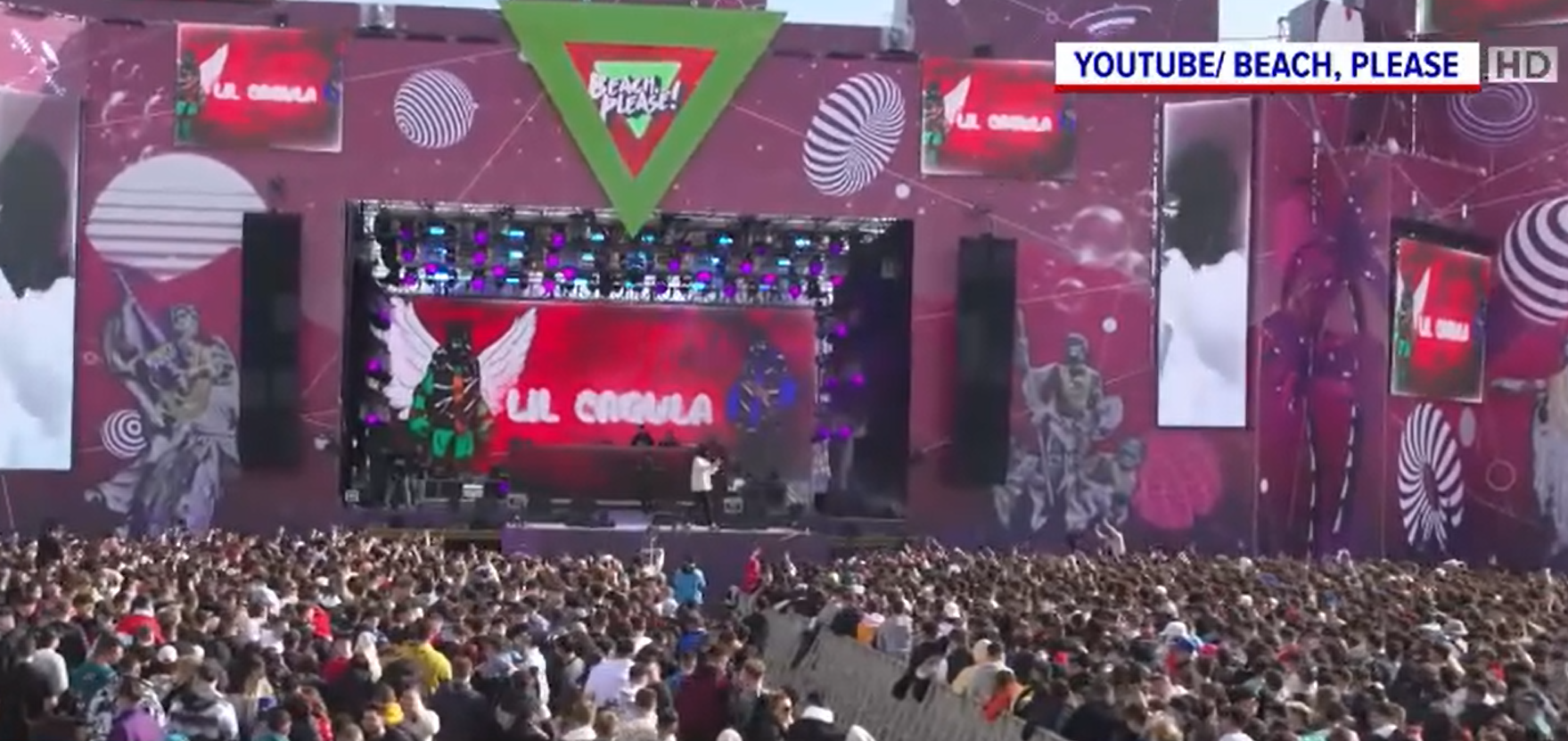 Peste 40.000 de tineri au participat s-au distrat în prima noapte a festivalului "Beach, please!"