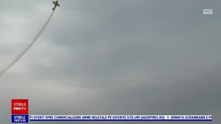 Show aviatic, la Târgu Jiu. Șoimii României au făcut, și de această dată, spectacol pe cer