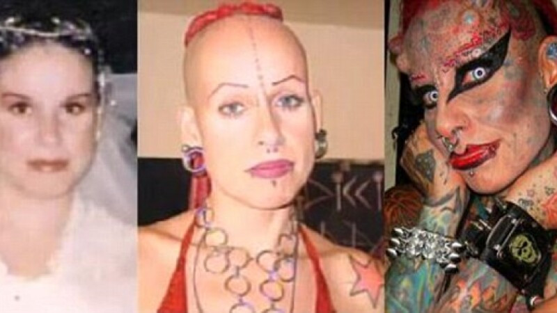 Cum arată femeia vampir care și-a implantat coarne de titan și și-a injectat ochii cu cerneală neagră