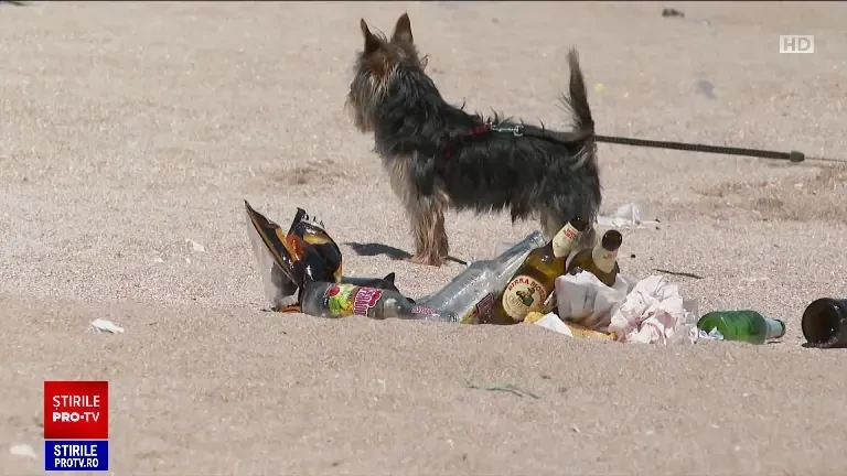 Munți de gunoaie după turiști, la petrecerile de 1 mai. De ce au fost strânse cu întârziere
