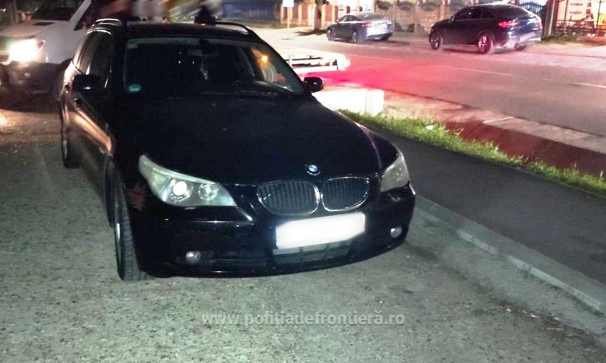 BMW radiat din circulație din Germania în 2019, depistat de polițiști pe o șosea în România