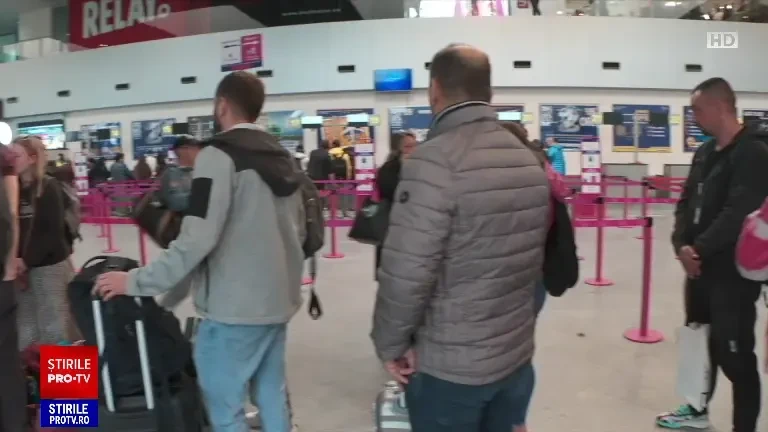 Haos pe aeroportul din Cluj-Napoca. O cursă a fost anulată și alte câteva au avut întârzieri de până la 11 ore