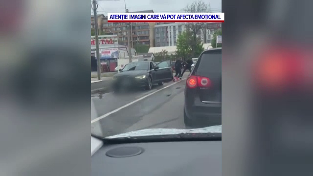 Scandal în trafic între doi veri. Unul dintre ei l-a înjunghiat pe celălalt cu un cuțit. Agresorul, dat în urmărire generală