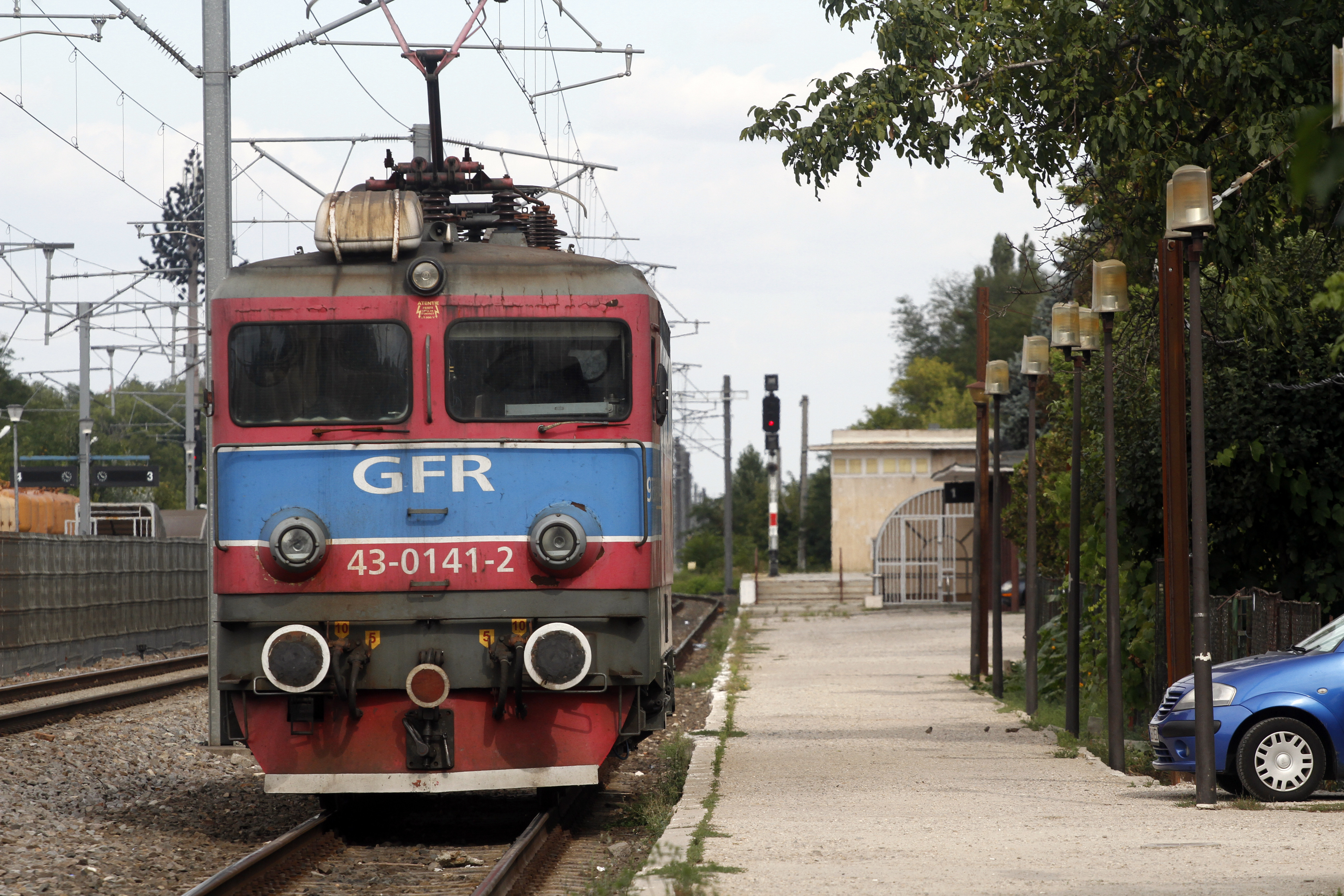 Locomotivă furată de un tânăr, din stația Medgidia. S-a urcat în cabină și a plecat la plimbare