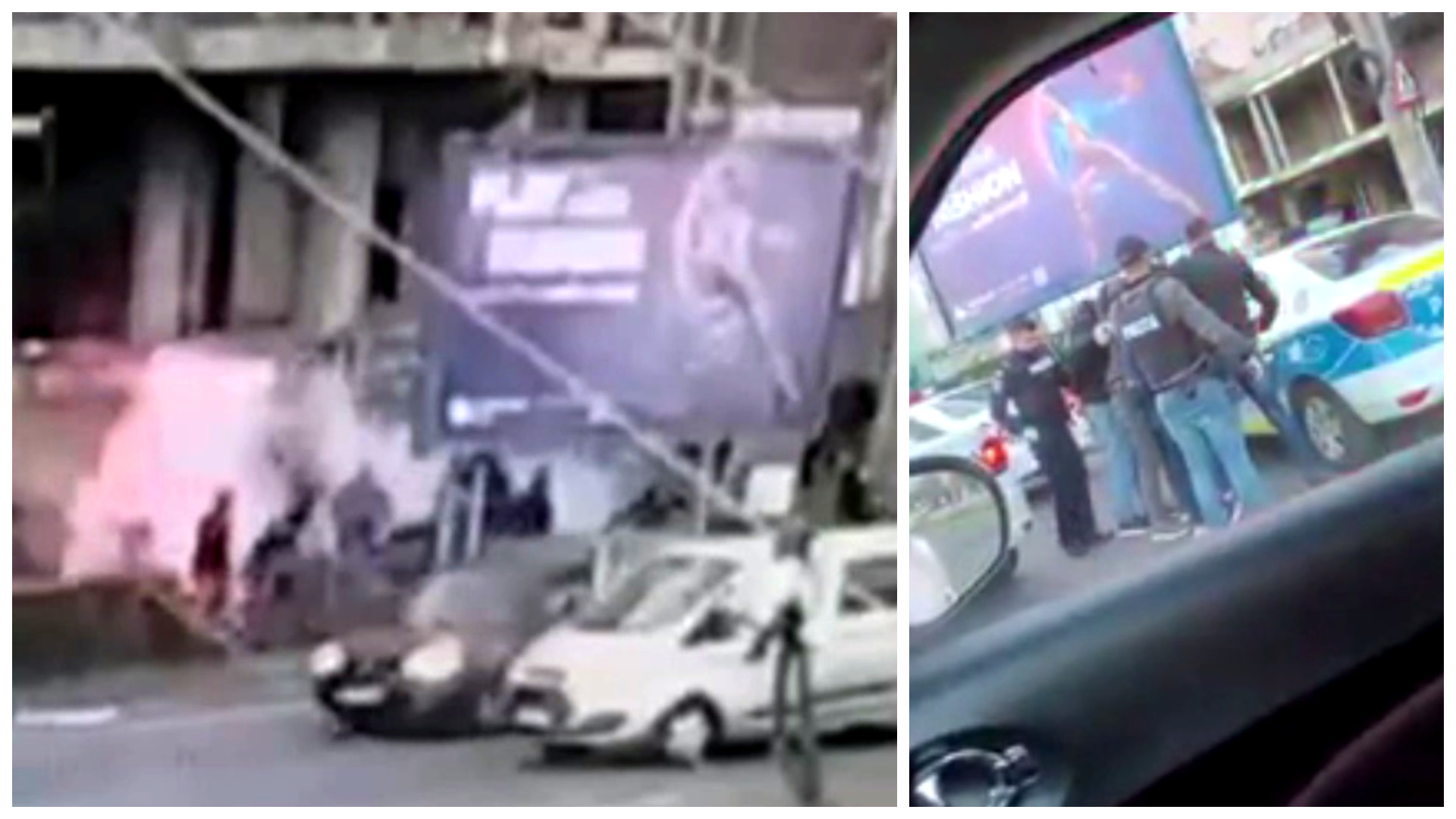 Bătaie între ultrașii lui Dinamo și cei ai Oțelului, în Galați. Un polițist a fost lovit în cap cu o piatră și dus la spital