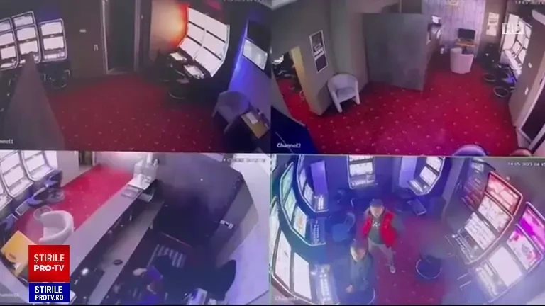Ce i-a dat de gol pe hoții care au jefuit o sală de jocuri de noroc din Arad. „Sunt altfel decât la un om speriat”