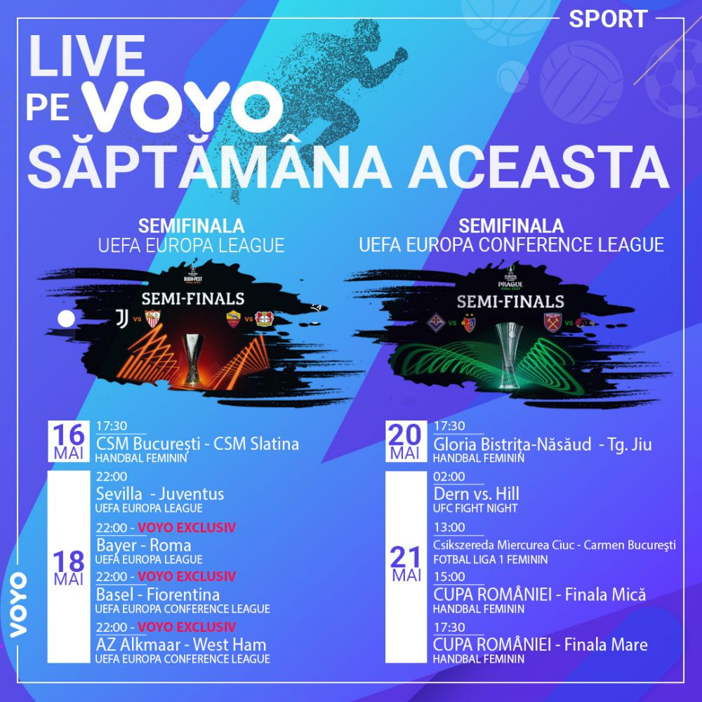 Maraton pe PRO ARENA și VOYO! Se stabilesc finalele în Europa și câștigătoarea Cupei României la handbal