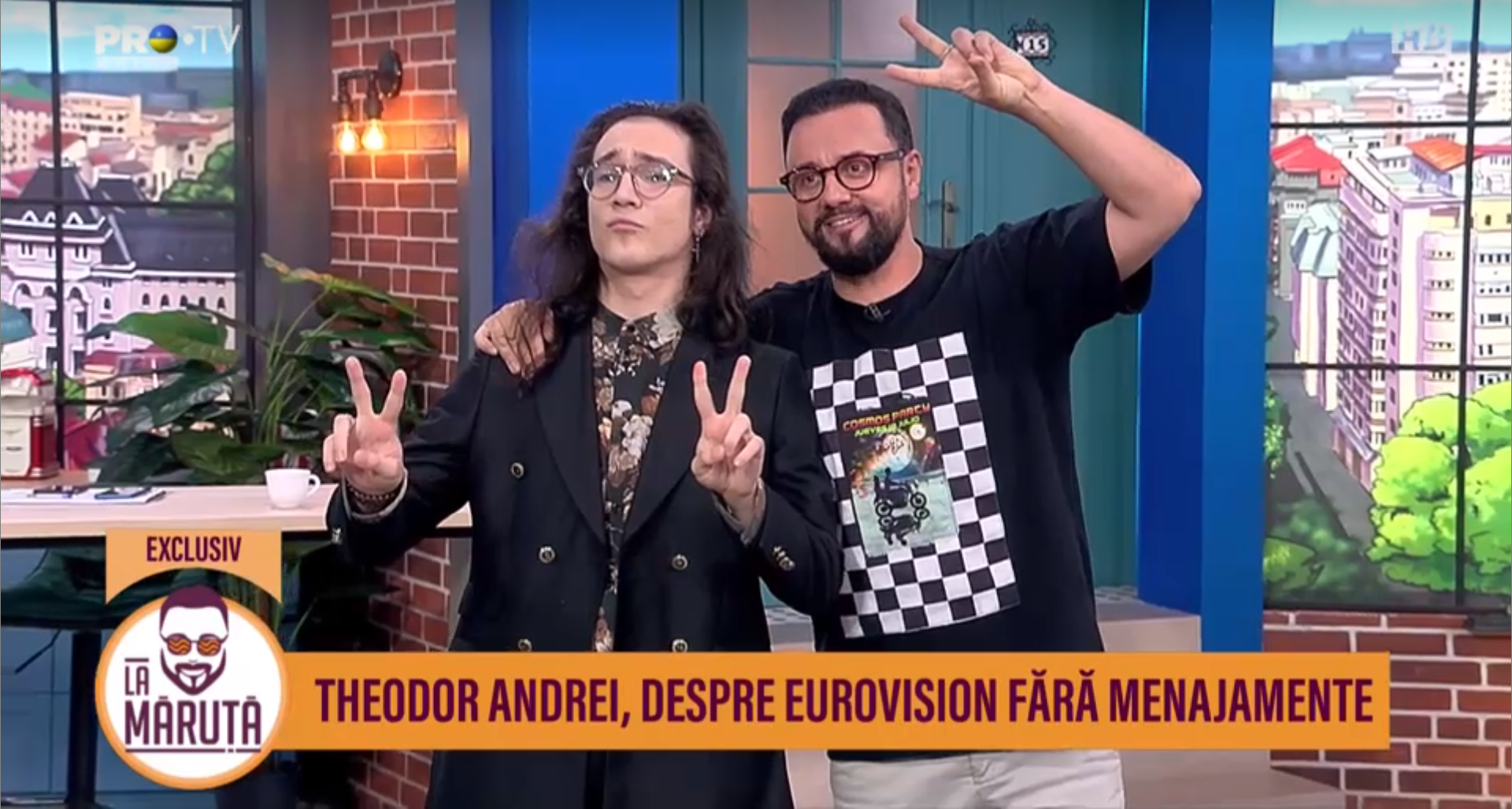 Theodor Andrei, reprezentantul României la Eurovision 2023, în direct La Măruță: „Eu sunt mulțumit! Eu nu sunt ofticat!”