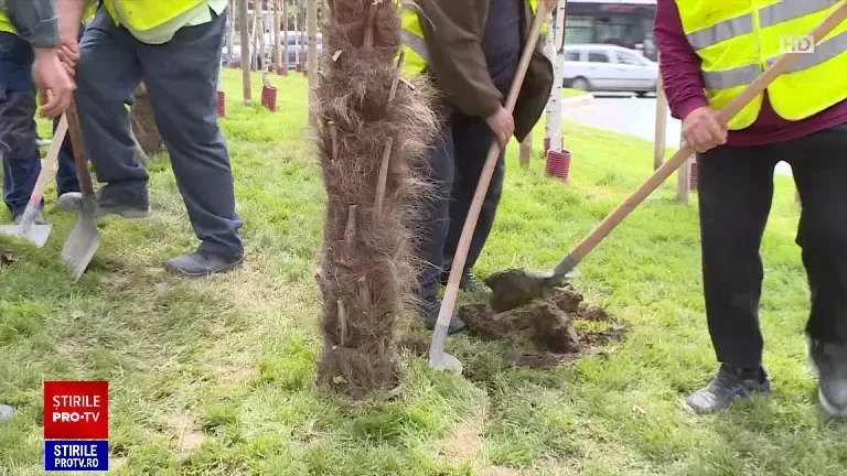 Palmierii lui Negoiță nu sunt o soluție anti-poluare, însă edilul nu vrea să stopeze plantarea. "Avem nevoie de spații verzi"