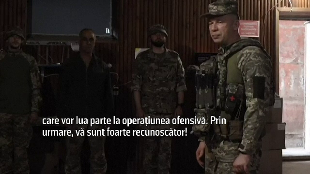 Cel mai temut comandant ucrainean a vizitat trupele din Bahmut: "Ne aduceți aproape de marea victorie”