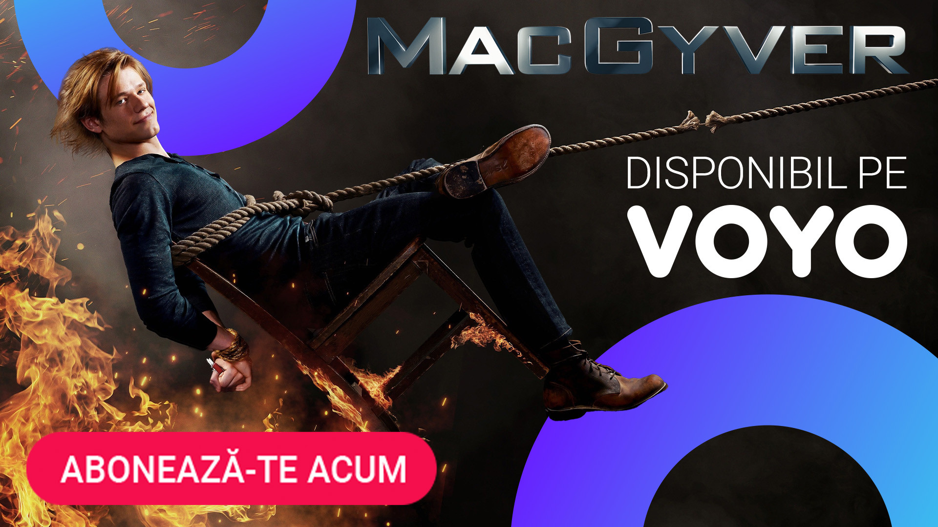 Primul sezon al serialului captivant ”MacGyver” este acum disponibil integral pe VOYO