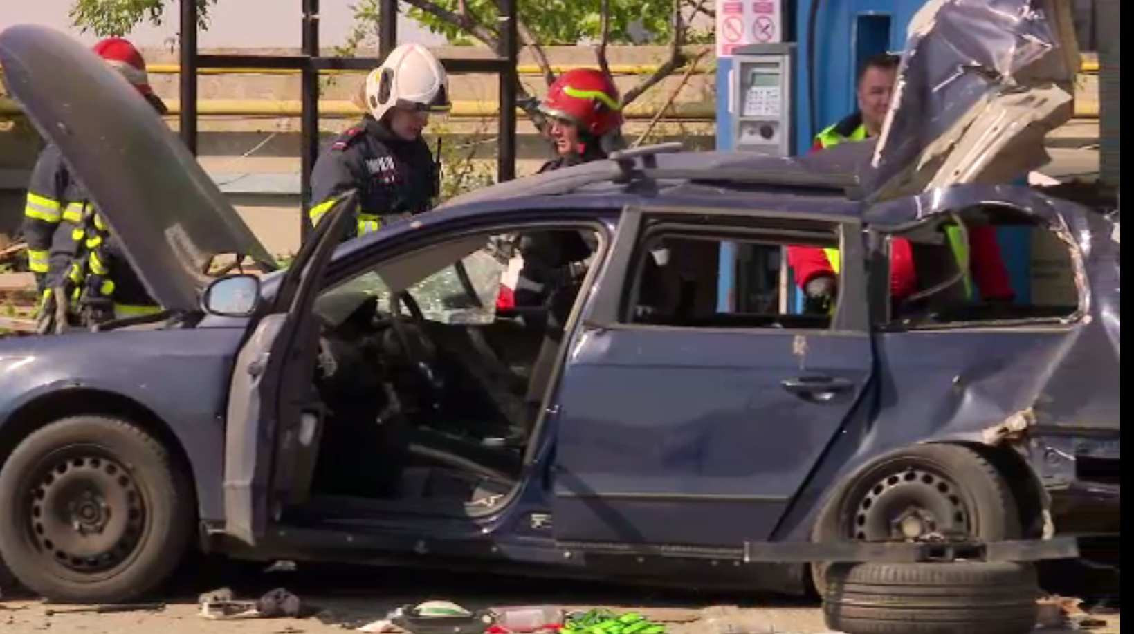 Ipoteze în ancheta exploziei de la stația de gaz din Pantelimon. Mașina care funcționa pe GNC ar fi putut avea defecțiuni