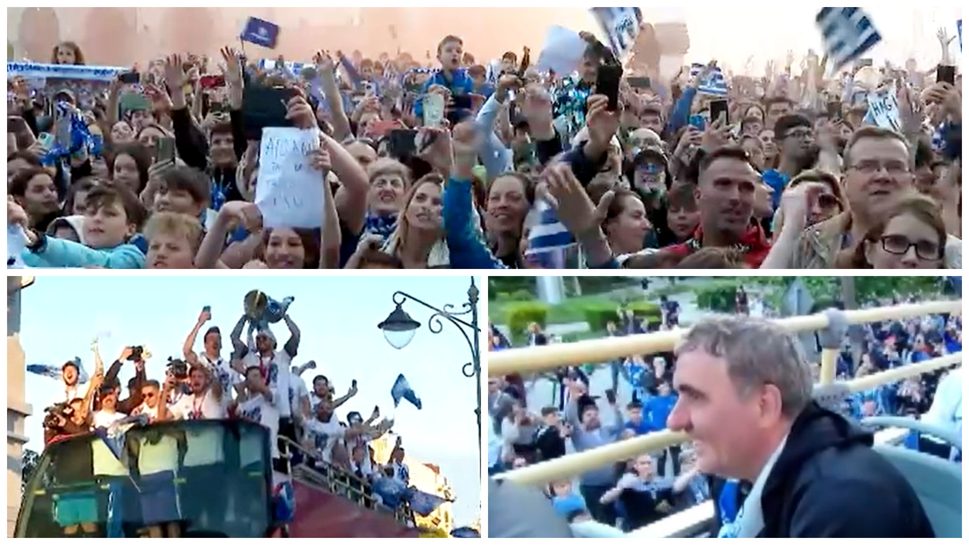 S-a declanșat fiesta la Constanța. Fanii Farului au sărbătorit titlul de campioană alături de Hagi și echipă