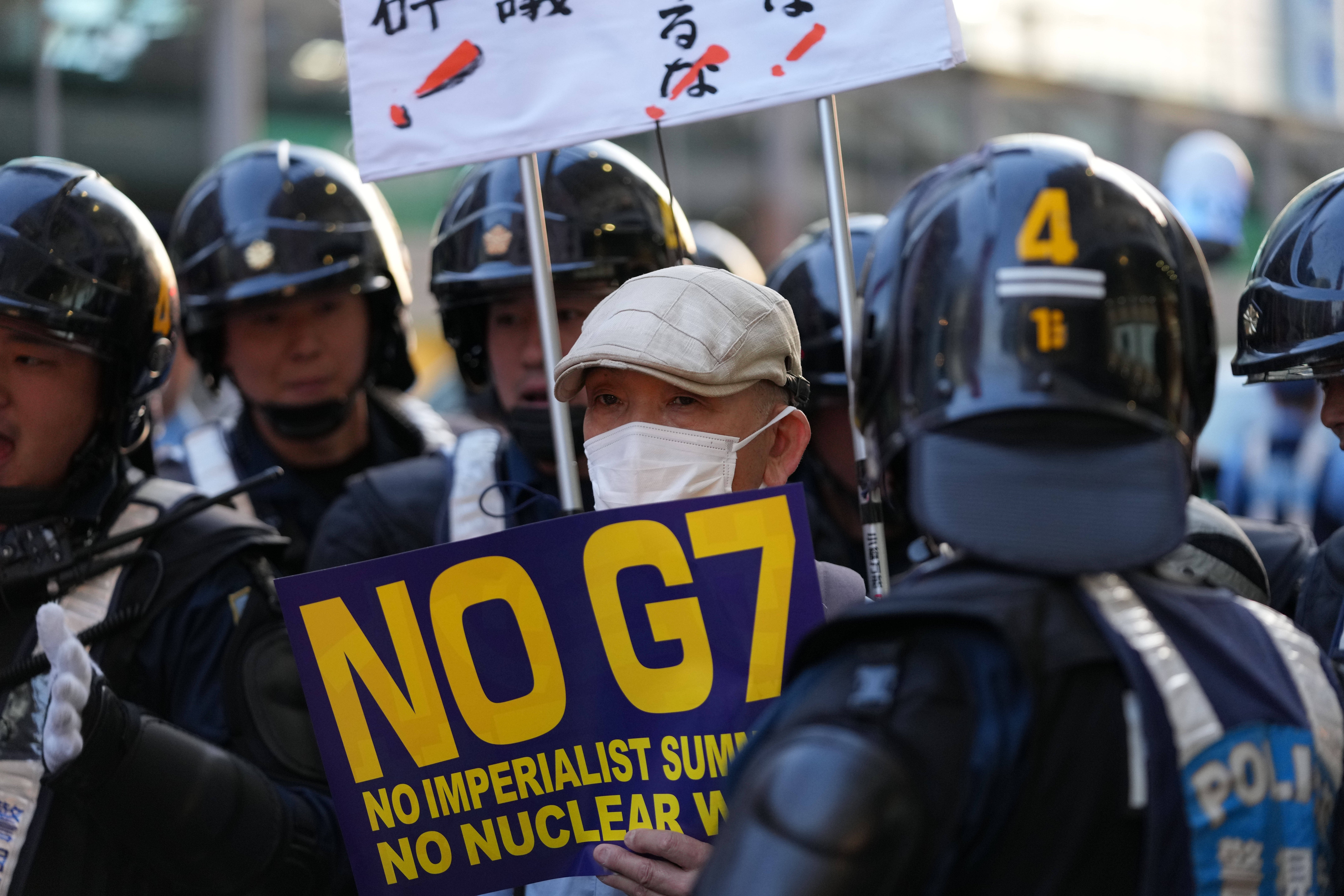 Proteste violente la Hiroshima, în timpul summitului G7, la aproape 78 de ani de la bombele nucleare care au lovit Japonia