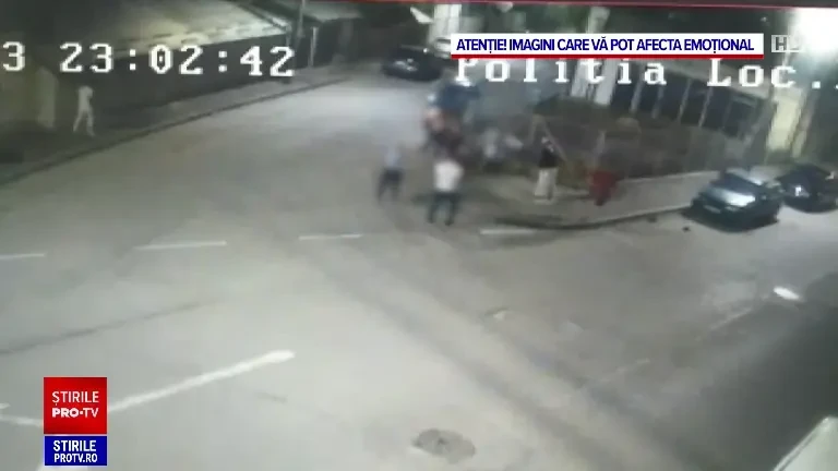 Alertă în Râmnicu-Sărat. Mai mulți bărbați s-au luat la bătaie cu furci și topoare în centrul orașului