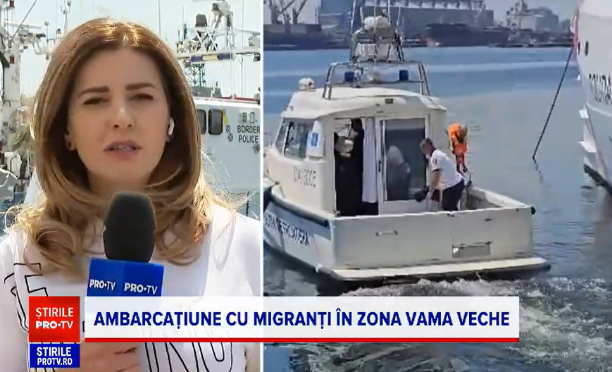 Amplă operațiune de salvare în Marea Neagră. A fost detectată o ambarcațiune în care se aflau 47 de migranţi