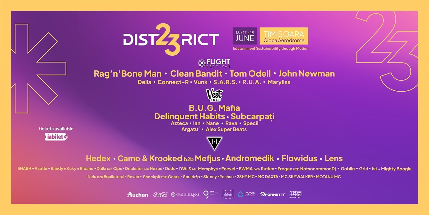 (P) Trei zile de distracție la cel mai mare festival din vestul României, District23
