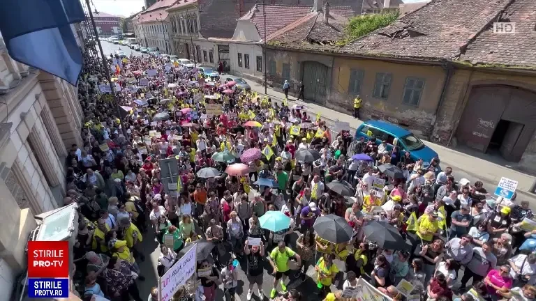 Greva generală din educație continuă: marți, un nou protest. Mii de profesori, în marș spre Palatul Cotroceni
