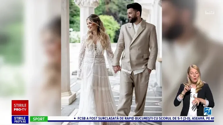 Ce s-a întâmplat în timpul nunții lui Smiley și a Ginei Pistol. Este semn de belșug