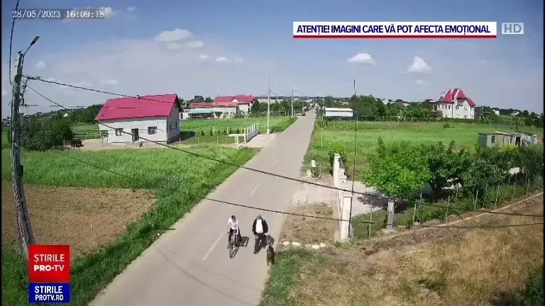 Giurgiu: Un bărbat și fiul său de 9 ani au murit după ce s-au izbit cu ATV-ul de un stâlp. Accidentul a fost filmat