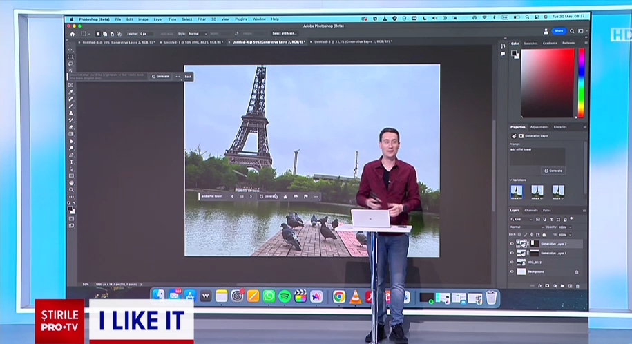 Demonstrație LIVE la iLikeIT. Cum putem folosi inteligența artificială în programele de editare a fotografiilor