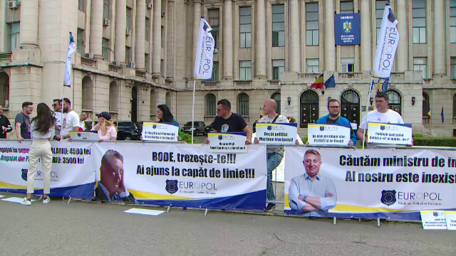 Protest inedit al polițiștilor. ”O să ajungem să vedem pe stradă polițiști din Nepal și Senegal”