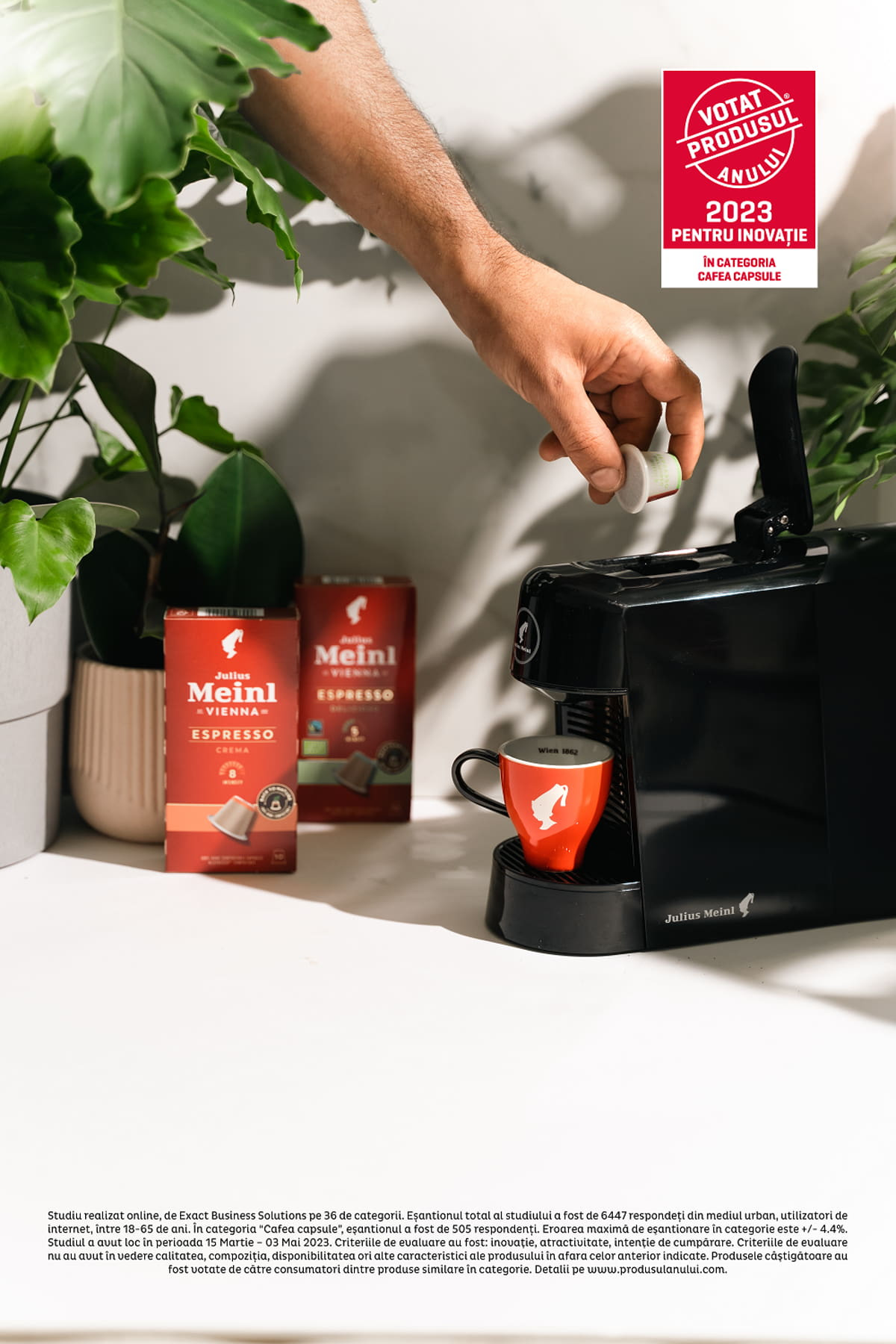 (P) Momente pline de gust acasă, cu capsulele de cafea ce au primit recunoașterea Votat Produsul Anului 2023