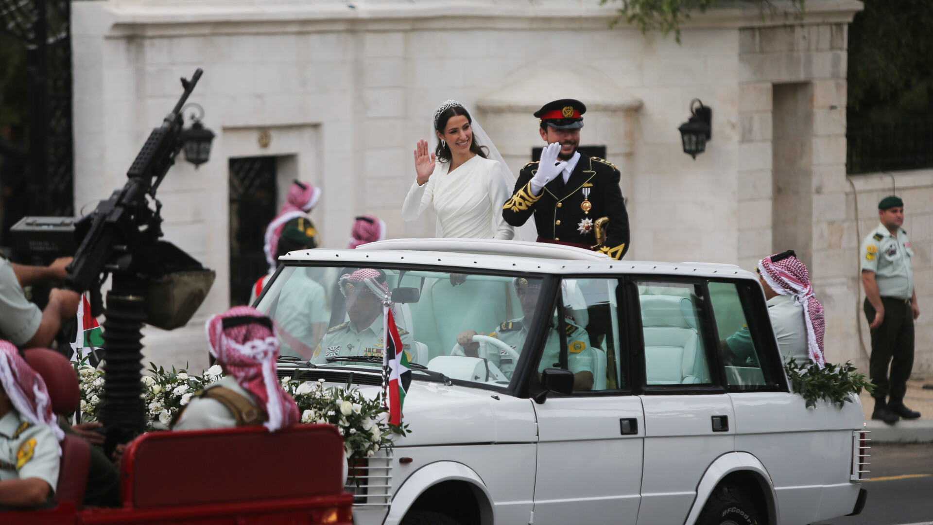 Nunta regală fastuoasă a prințului moștenitor Hussein bin Abdullah al Iordaniei. Imagini spectaculoase GALERIE FOTO
