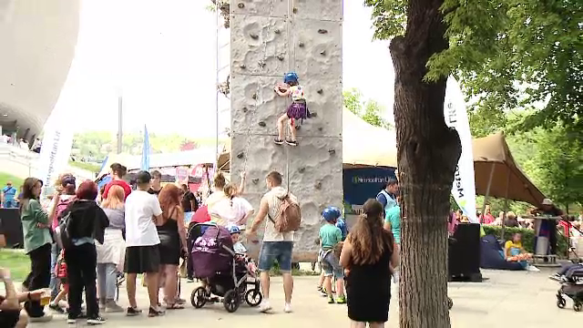 A început cel mai mare festival dedicat sportului din România. Mii de copii s-au distrat în aer liber, la Cluj-Napoca