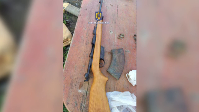 Bărbat din Mureș, reținut pentru deținere de arme din cel de-Al Doilea Război Mondial. Susține că le-a "găsit întâmplător"