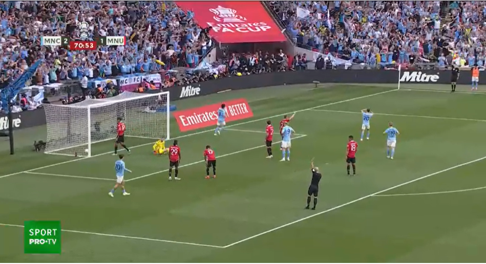 Man City- Man United 2-1! Finala cu cel mai rapid gol din istoria Cupei Angliei s-a văzut pe Pro Arena și VOYO