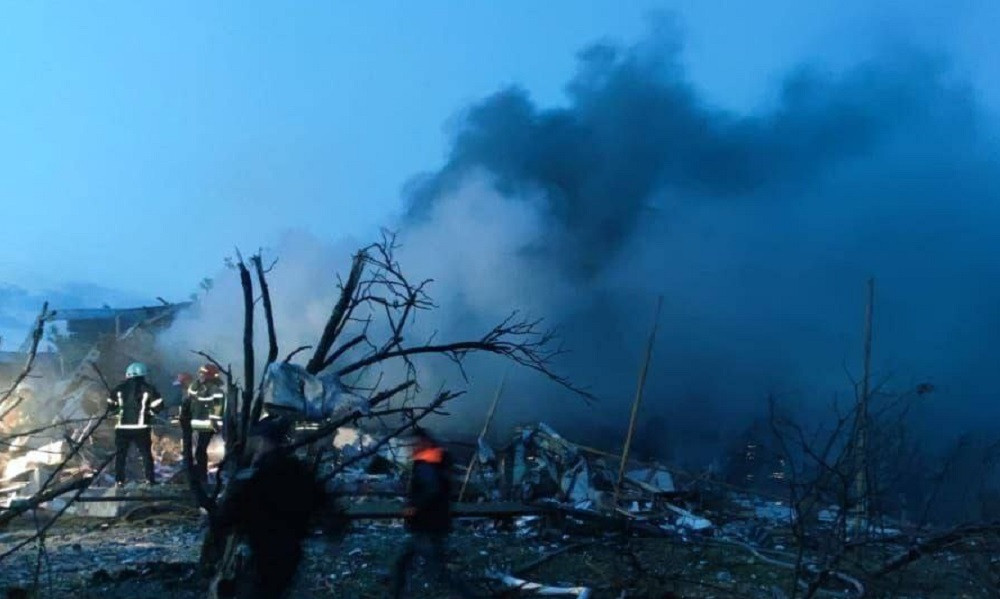 Explozie în apropiere de oraşul ucrainean Dnipro. Douăzeci de persoane au fost rănite şi altele prinse sub dărâmături