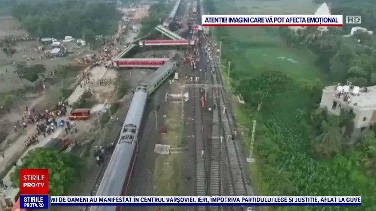 S-a aflat cauza catastrofei feroviare din India. Lucrul banal care a provocat una dintre cele mai mari tragedii din istorie