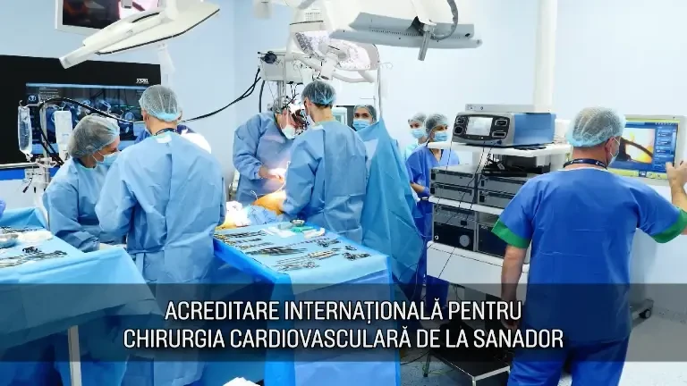 (P) Acreditare internațională pentru chirurgia cardiovasculară de la Sanador