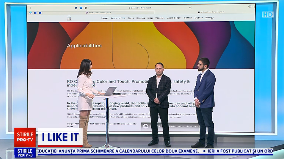 Un român a inventat alfabetul prin care nevăzătorii pot ”vedea” culorile. Cum funcționează aplicația