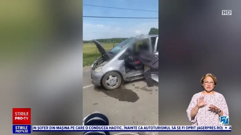 Cum s-a produs accidentul cu un mort și un rănit din Galați. Greșeala flagrantă surprinsă de o cameră de supraveghere