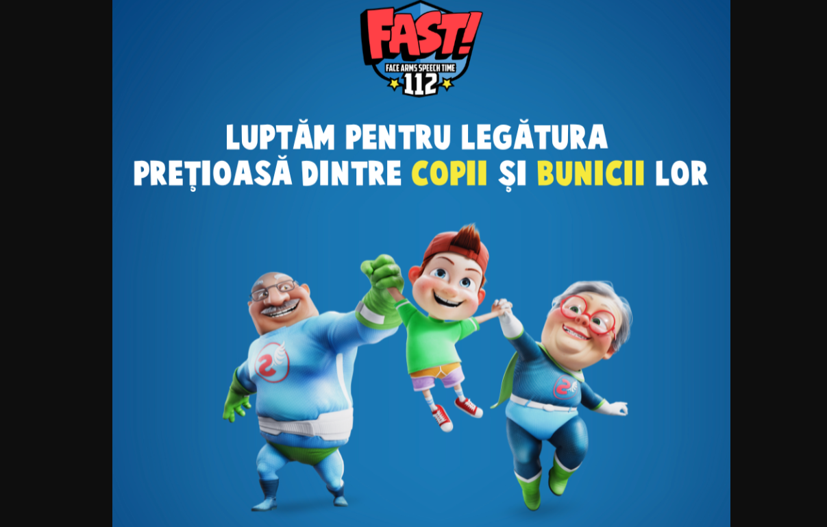 Nu fi indiferent, implică-te! Poți salva vieți. Sprijină campania de informare cu privire la accidentul vascular cerebral