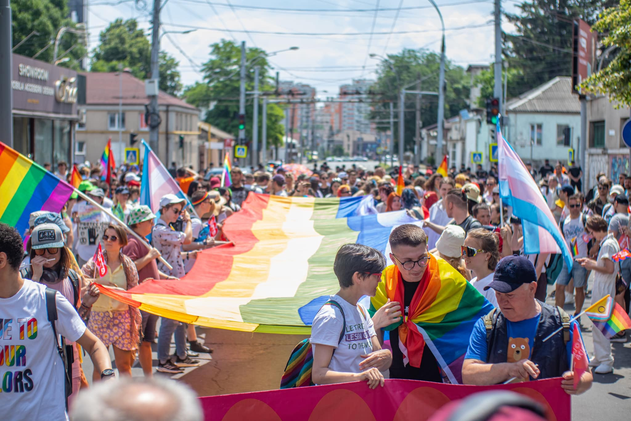 Ce s-a întâmplat la parada Pride din Moldova. Este pentru prima dată