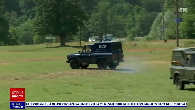 Expoziție de mașini militare vechi, în Buzău. ”E pregătită să plecăm la război cu ea”