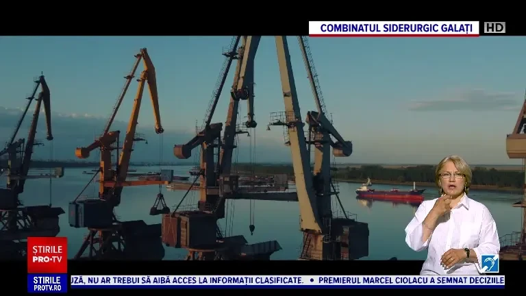 Portul mineralier Galați, modernizat cu bani europeni. ”Acest oraș va dăinui și peste sute de ani datorită portului”