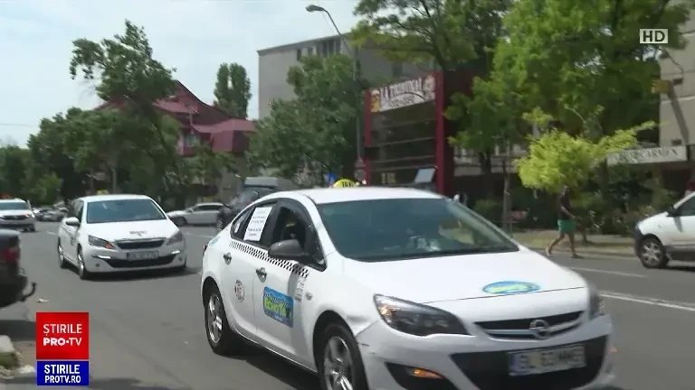 Sute de taximetriști au ieșit în stradă și protestează în mai multe orașe din țară. Revendicările și nemulțumirile acestora