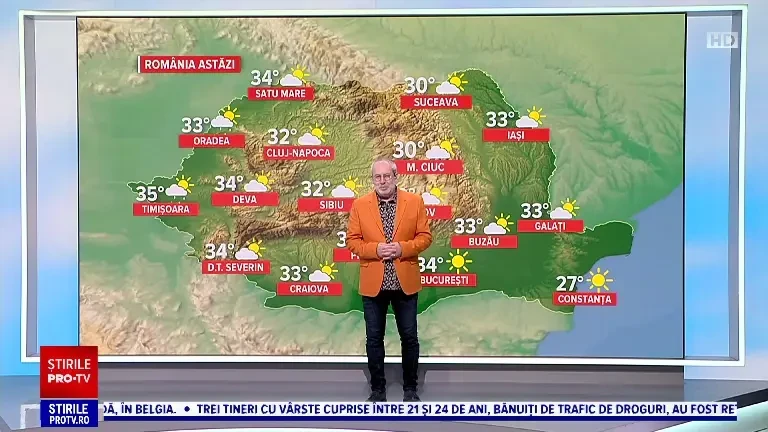 Vremea azi, 23 iunie. Vremea se încălzește în majoritatea zonelor din țară. Disconfortul termic va fi ridicat