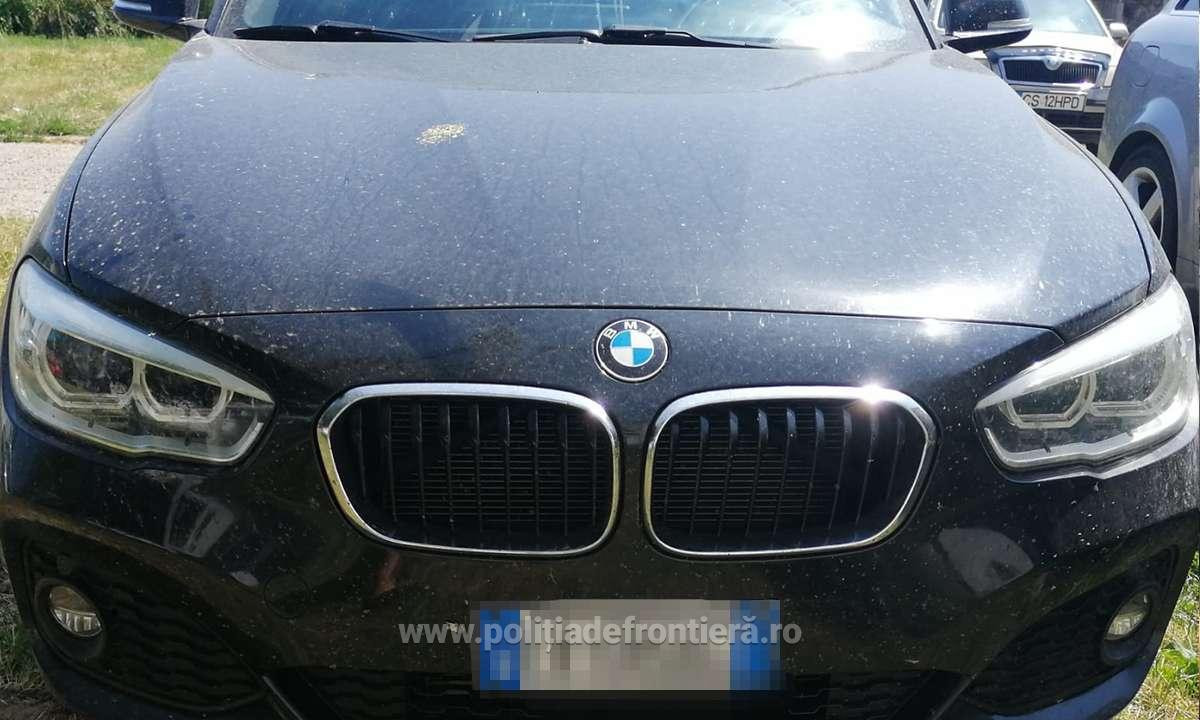 BMW de peste 21.000 de euro, furat din Italia, găsit în Huşi. Ce le-a spus șoferul polițiștilor