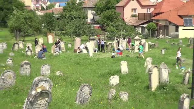 Lecție de istorie la Cimitirul Evreiesc din Alba Iulia. Voluntarii vor să restaureze pietrele funerare, vechi de 300 de ani