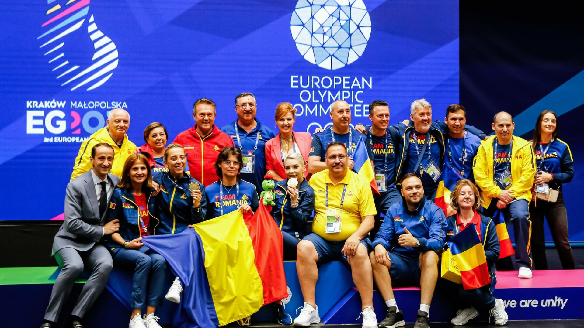 Naționala feminină de tenis de masă a României, medaliată cu aur la Jocurile Europene 2023 din Polonia