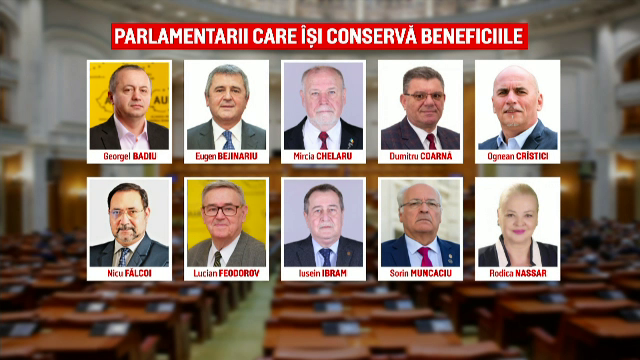 Cine împarte parte-și face. Lista parlamentarilor cu cele mai mari venituri din cumulul pensie-salariu