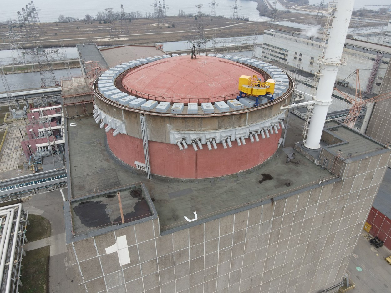 Agenția atomică susține că nu a găsit semne de minare cu explozibili la centrala nucleară Zaporojie